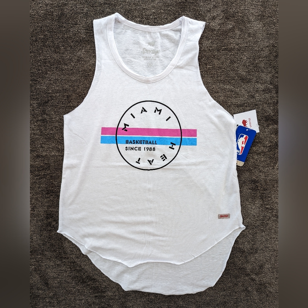 Miami Heat Vice Nights Women's Tank Size S NWT.